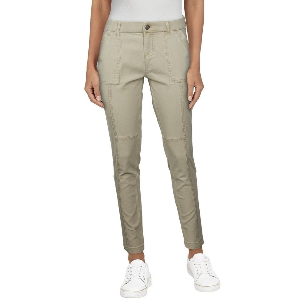 Natural Reflections Cropped Ankle Pants in Light Tan